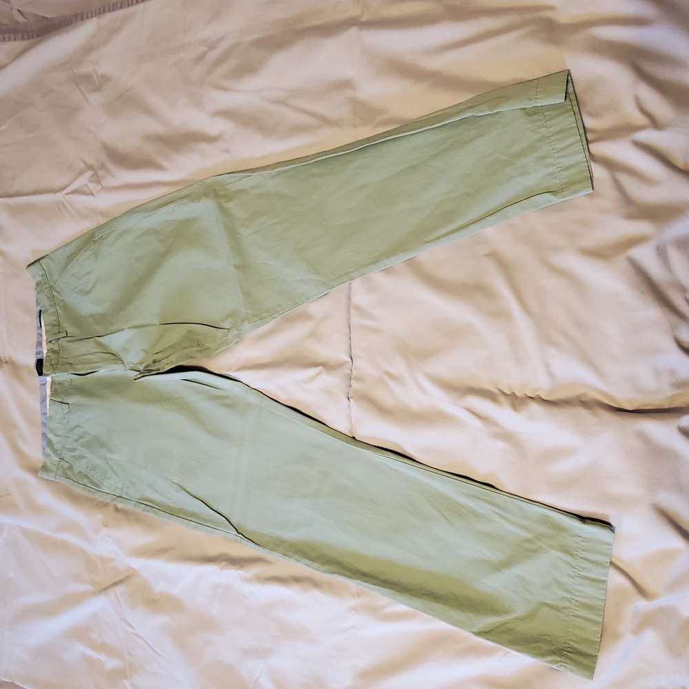 Men's Green J. Crew Chino Pants